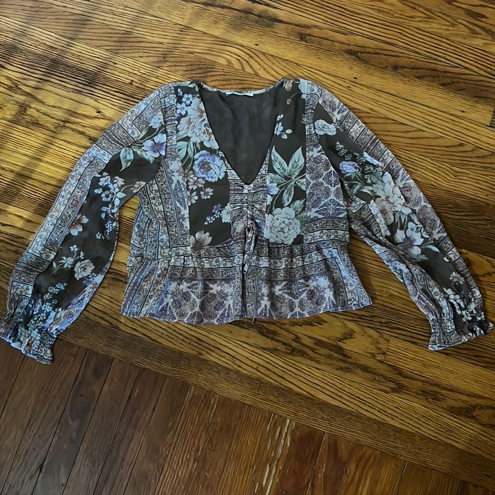 Cropped blouse